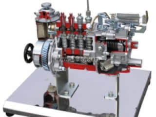 柱塞式高压油泵解剖模型