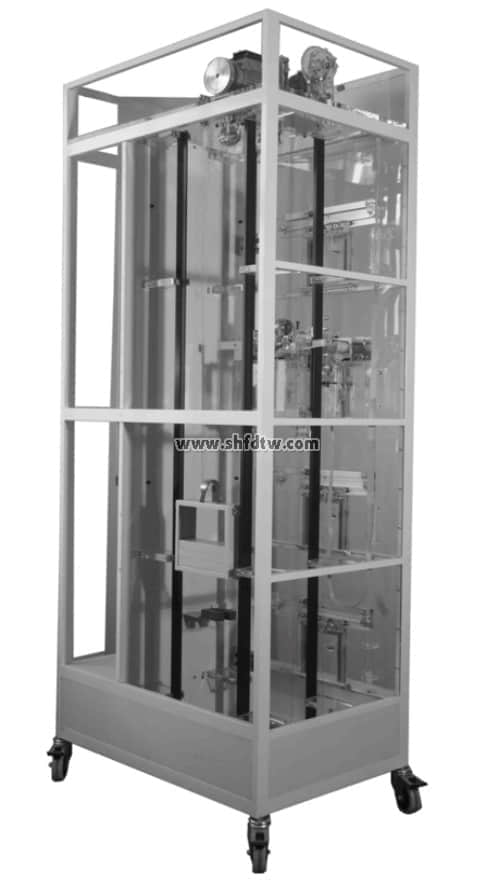 四层触摸屏透明仿真电梯实训考核实验装置(图2)