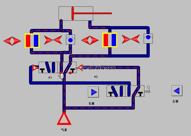 透明液压与气动PLC控制综合实训装置(图7)