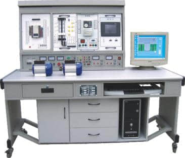 网络型PLC可编程控制器、变频调速、电气控制及微机接口与微机应用综合实验装置(图1)