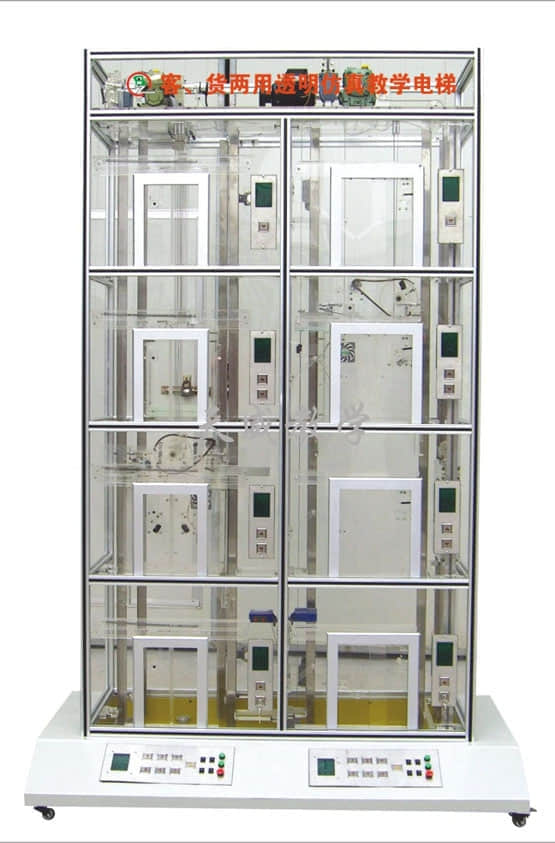 群控电梯模型,六层透明仿真电梯,教学电梯模型(图5)