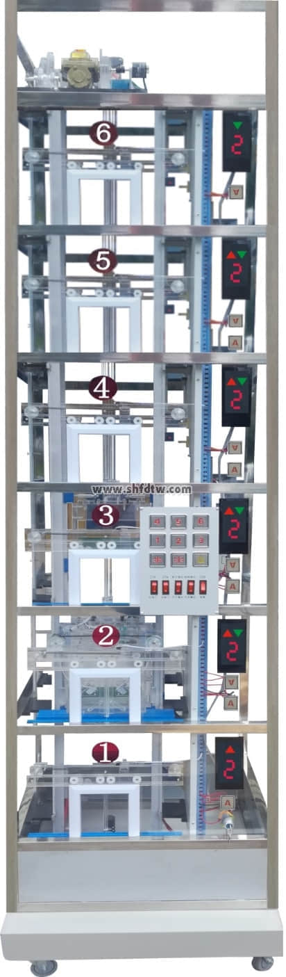 透明六层电梯实训装置,透明电梯教学实验室设备模型(图2)