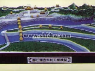 都江堰古水利工程模型
