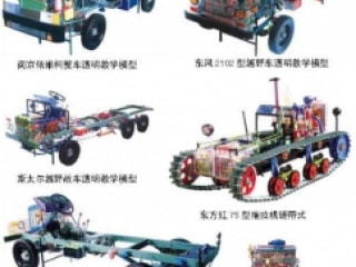 柴油车透明模型,越野车教学设备,汽车实验台