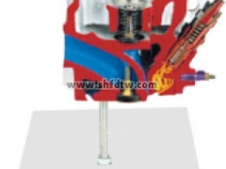 带涡流燃烧室的气缸盖解剖模型,汽车教学实训设备