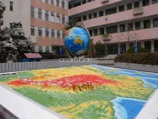 中国立体地形模型 中国立体地形教学模型 中国立体地形实验室模型