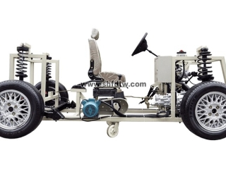 前驱汽车底盘教学实训系统一体化教具 汽车底盘综合系统实训台