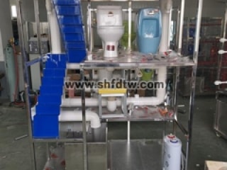 生活给排水演示及实训系统 给排水实训装置 生活供水管路安装实训装置 给排水系统实训考核装置 楼宇给排