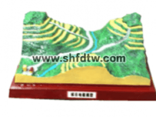 梯田地貌模型 梯田地貌模型地理教学装置