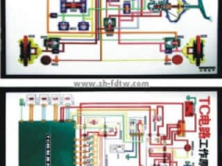 现代轿车电子和液压控制系统电动程控示教板