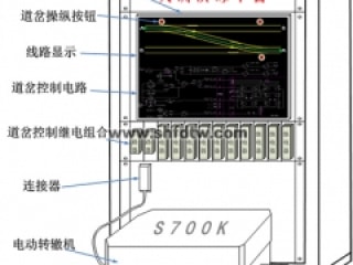 提速道岔S700K转辙机实训演练平台