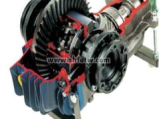 带盘式锁紧的后轮驱动装置解剖模型,汽车教学实验模型