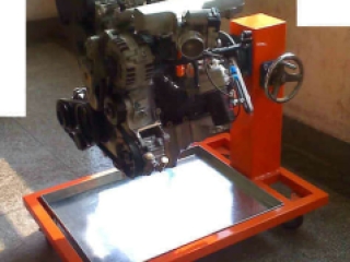 帕萨特1.8T发动机附翻转架,发动机翻转架