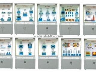 模具CD解说陈列柜,示教陈列柜,机械展示会