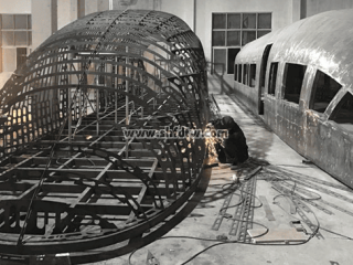 和谐号CRH380B模拟车厢制作实训舱、教学模拟舱和谐号