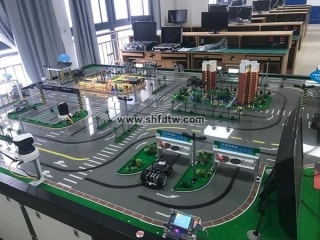 停车场（高速）出入口智能识别收费实训系统 智能停车场管理系统实训装置 高速路停车场出入口智能识别自动