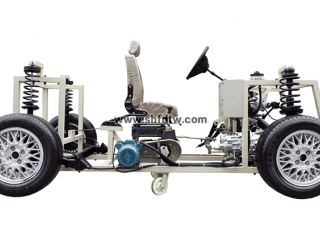 前驱汽车底盘教学实训系统一体化教具 汽车底盘综合系统实训台