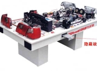 桑塔纳2000实习台,GSI轿车电路教学台,汽车电路学生实习台