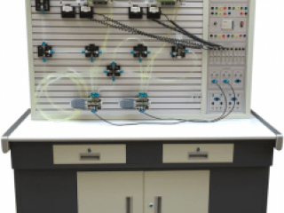 透明液压传动PLC控制实训装置(内泵站)（西门子300）
