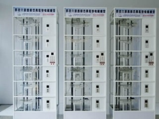群控电梯模型,六层透明仿真电梯,教学电梯模型