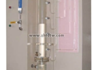 鼓泡反应器中气泡表面积及气含量测定实验装置 