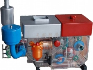 195柴油机总成,柴油机模型,柴油机透明教学