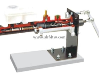 液压制动调节器解剖模型，带双腔制动主缸,汽车解剖模型