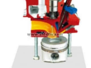 四阀直喷式柴油机气缸盖解剖模型,汽车解剖模型