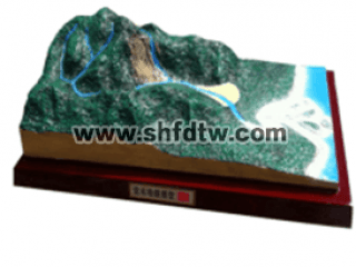 流水地貌模型 地理教学实验器材 流水地貌模型教学装置