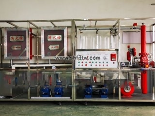 消防管道安装实训装置 消防供水管路安装实训装置 消火栓灭火系统实训装置 教学设备