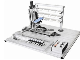 自动仓储系统的实物模型 PLC实验台自动仓储控制实物模型 现代物流仓储自动化实验系统