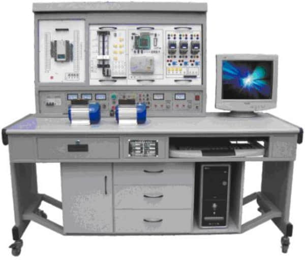 PLC可编程控制器、单片机开发应用及电气控制综合实训装置(图1)