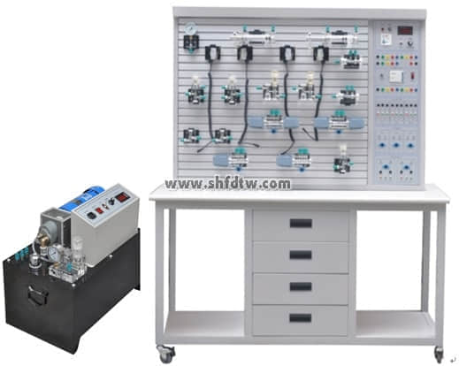 透明液压传动PLC控制实训装置
