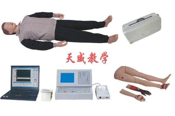 大屏幕液晶彩显自动电脑心肺复苏模拟人(图1)