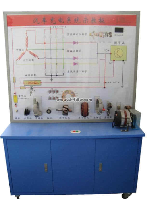汽车充电系统示教板(图1)