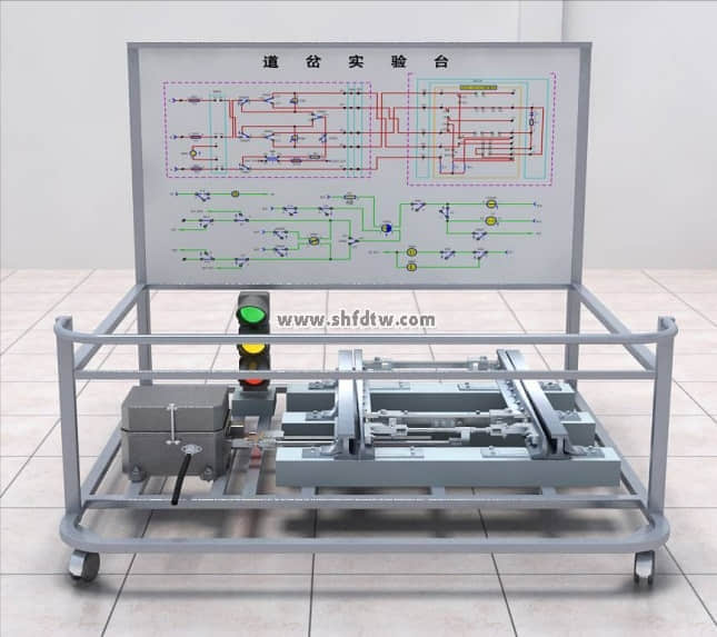 城市轨道交通道岔信号实训系统道岔仿真实验台(图1)