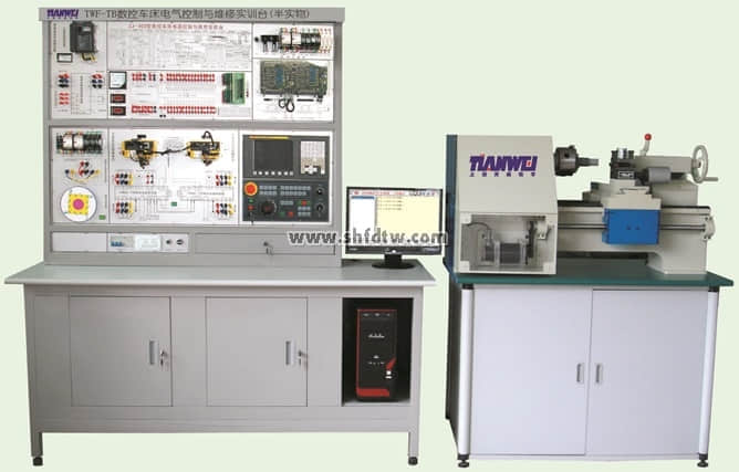 数控车床电气控制与维修实训台(半实物)(图1)