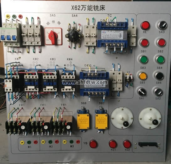 电气技能实训考核装置（车、铣床半实物）(图5)