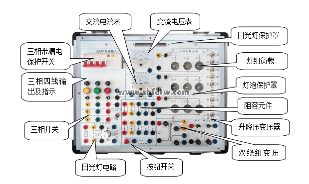 交流电路实验箱(图1)