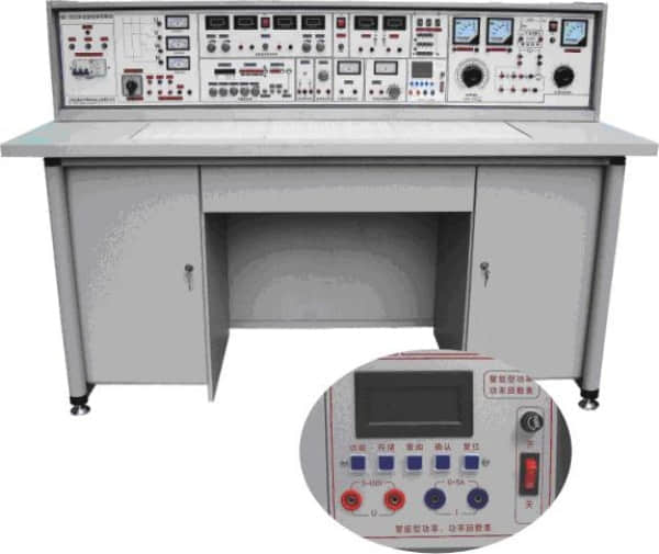电工、模电、数电、电气控制(带直流电机实验)设备五合一(图1)