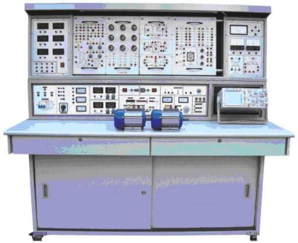 立式电工·模电·数电·电气控制·PLC·单片机综合实验装置(图1)