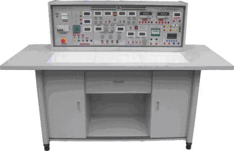 高级电工实验室成套设备（带功率表、功率因数表）(图1)