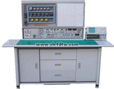 通用电工、模电、数电实验与电工、模电、数电技能实训考核综合装置 (图1)