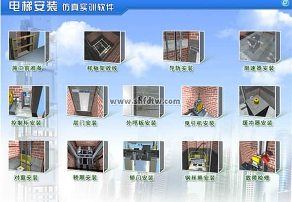 双联四层透明仿真教学客梯(图3)