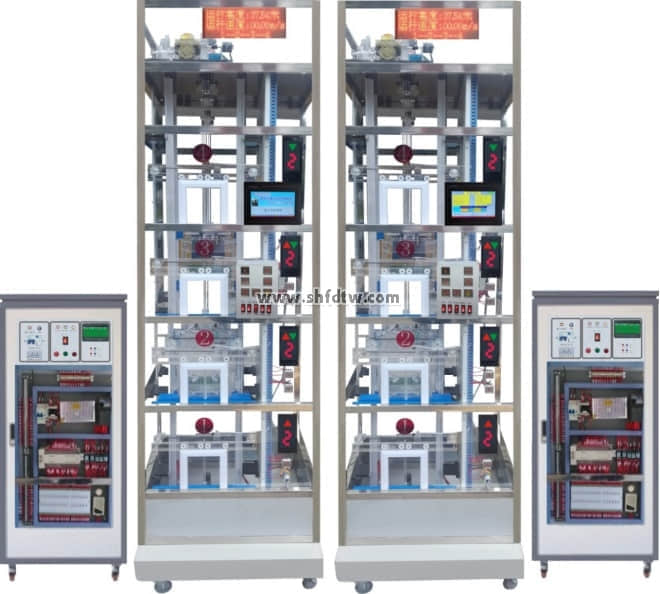 四层双联电梯控制技术综合实训装置(图1)