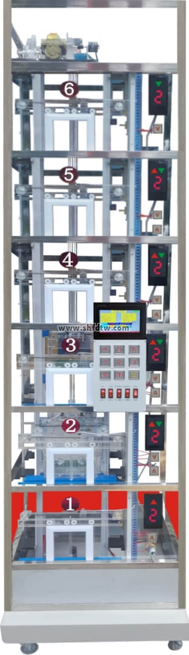 透明六层电梯实训装置(图1)