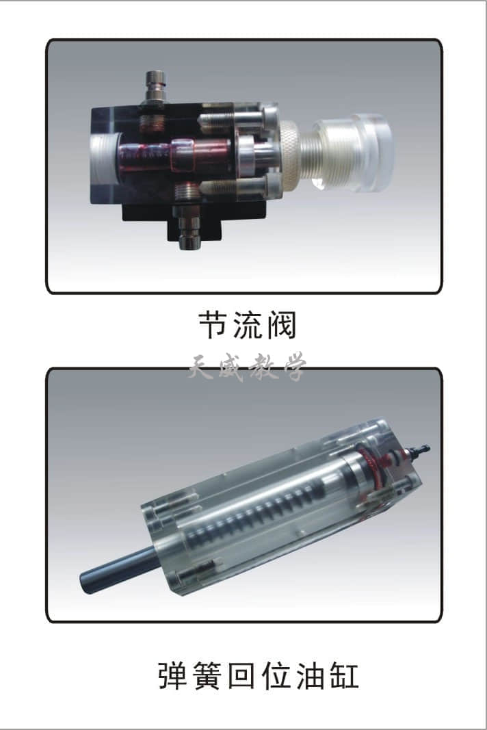 透明液压PLC控制教学实验台(图3)