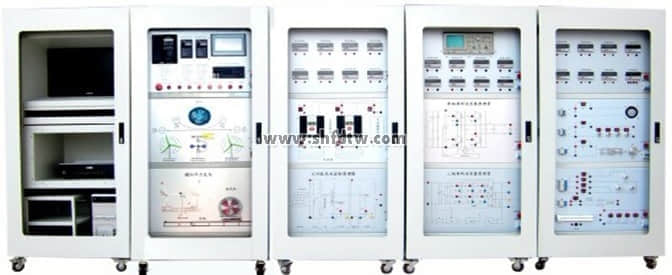 风光互补发电与船舶汽油发电机组教学装置(图2)