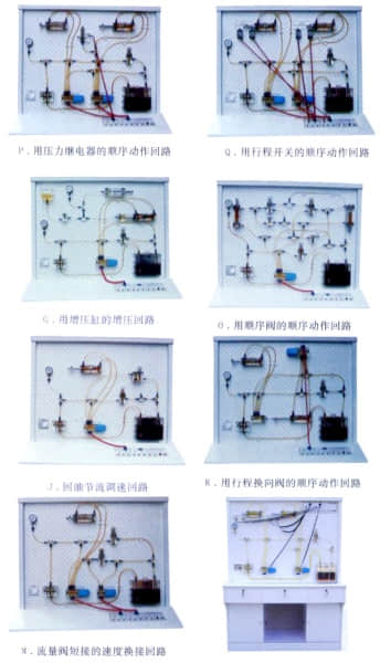 透明液压传动演示台,,液压气动plc综合实验,液压演示plc实验台(图12)