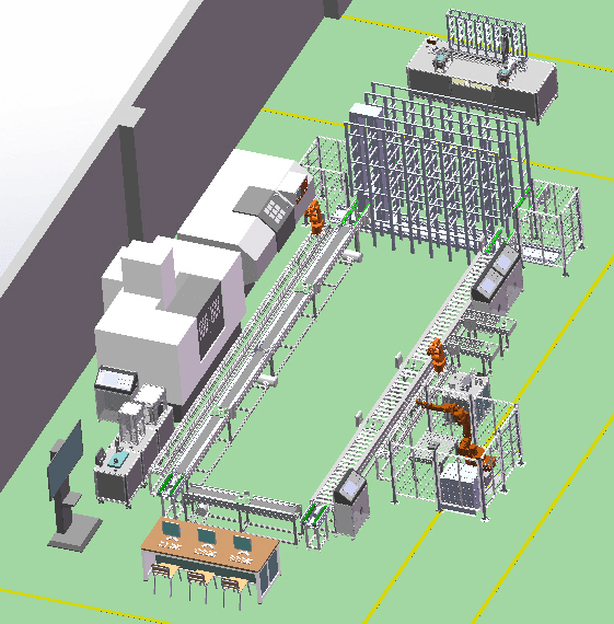 工业自动化综合实训装置实训室(图1)
